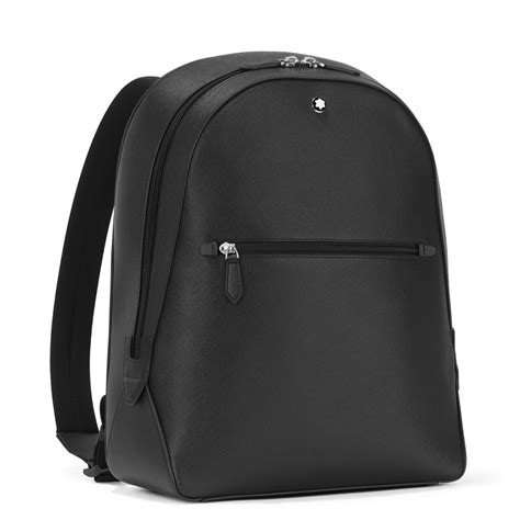 mont-blanc mochila de couro|Mochila Pequena em Couro de Luxo Sartorial .